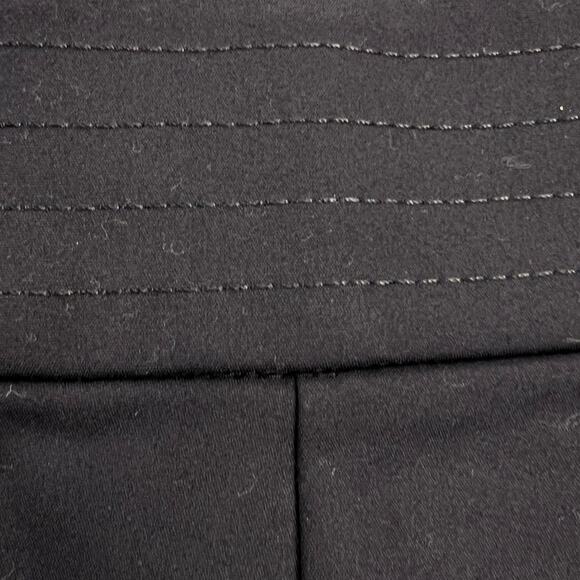 LOFT High Waist Navy Blue Dress Shorts Triple Button Zip Fly 4" Inseam Size 12 - Picture 10 of 12